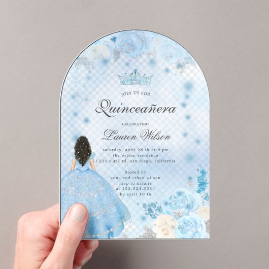 INVITACION DE BODA / QUINCEAÑOS ACRILICO OVALADO ACRYL UITNODIGINGEN (Insitu (Draagbaar))