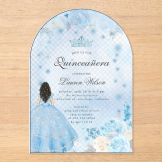 INVITACION DE BODA / QUINCEAÑOS ACRILICO OVALADO ACRYL UITNODIGINGEN