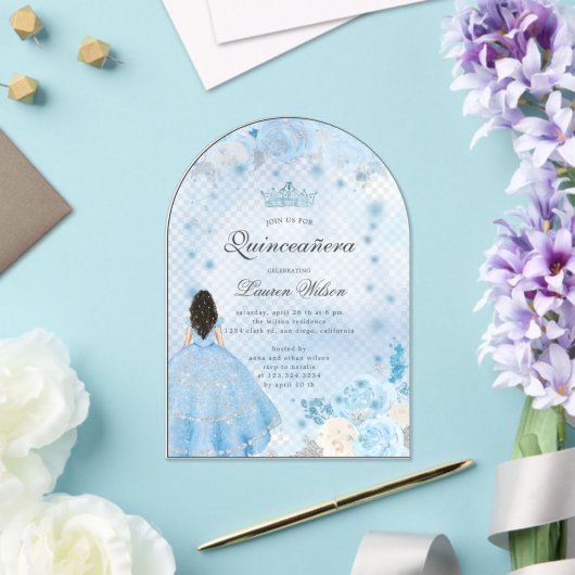 INVITACION DE BODA / QUINCEAÑOS ACRILICO OVALADO ACRYL UITNODIGINGEN (Insitu (Huwelijk))