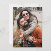 Invitación de Boda Retro Setentera Rosa y Rojo Kaart (Achterkant)