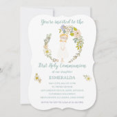 Invitación de Comunión ESMERALDA Kaart (Voorkant)