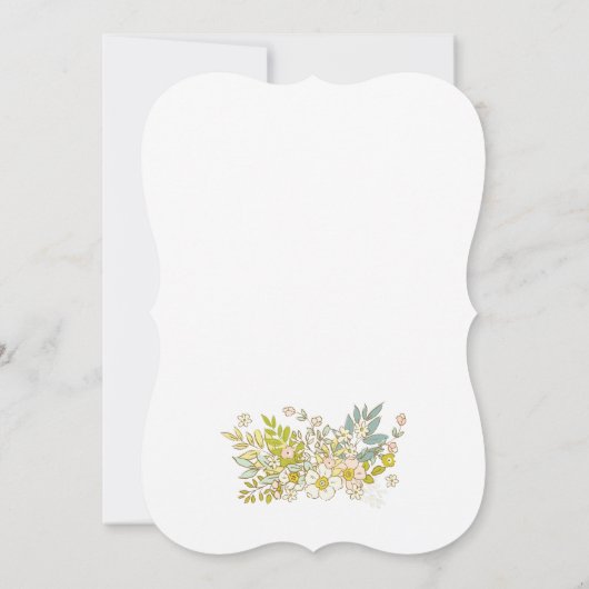 Invitación de Comunión ESMERALDA Kaart (Achterkant)