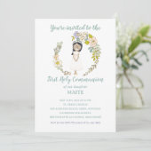 Invitación de Comunión MAITE Kaart (Staand voorkant)