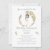 Invitación de Comunión MAITE Kaart (Voorkant)