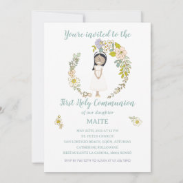 Invitación de Comunión MAITE Kaart