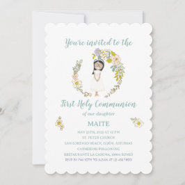 Invitación de Comunión MAITE Kaart