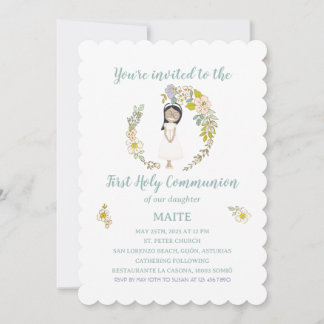 Invitación de Comunión MAITE Kaart