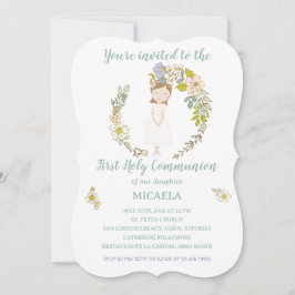 Invitación de Comunión MICAELA Kaart