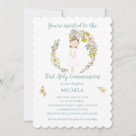 Invitación de Comunión MICAELA Kaart