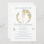 Invitación de Comunión MINERVA Kaart (Voorkant / Achterkant)