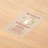 Invitación de Comunión sobre acrílico ESMERALDA Acryl Uitnodigingen (Laagn)