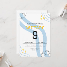 Invitación de cumpleaños Argentina Kaart