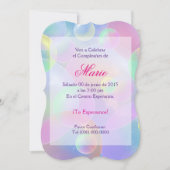 Invitación de cumpleaños - Burbujas Kaart (Voorkant)