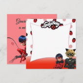 Invitación de Cumpleaños  Kaart (Voorkant / Achterkant)