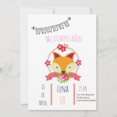 invitacion de cumpleaños kaart (Voorkant)