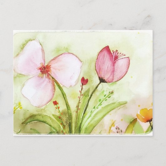 invitacion de Flores Briefkaart (Voorkant)