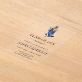 Invitación de graduation en español acryl uitnodigingen (Laagn)