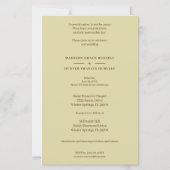 Invitación de marco botánico para Boda fotográfico (Achterkant)