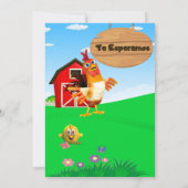 INVITACION DE NIÑO KAART (Achterkant)