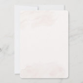 Invitación de quinceañera con vestido rojo kaart (Achterkant)