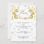 Invitación del partido navidades kaart (Voorkant)