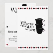 Invitación editable Wonderland Kaart (Voorkant / Achterkant)