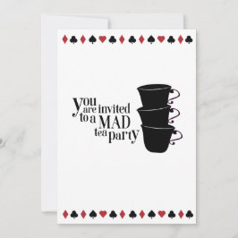 Invitación editable Wonderland Kaart