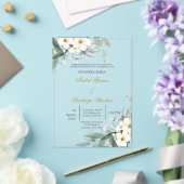 Invitación en Español para boda Acryl Uitnodigingen (Insitu (Huwelijk))