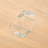 Invitación en Español para boda Acryl Uitnodigingen (Laagn)