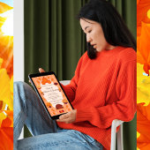 Invitación Fiesta Cena de Acción de Gracias Kaart