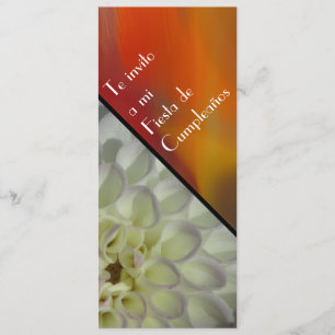 Invitación - Fiesta de Cumpleaños - Dalia Blanca Kaart