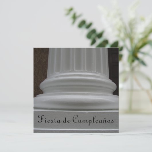 Invitación - Fiesta de Cumpleaños Kaart (Staand voorkant)