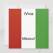 Invitación - Fiesta de Cumpleaños -© Viva México! Kaart (Voorkant)