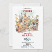 Invitación Fiesta Temática Pueblo Mágico Kaart (Voorkant)
