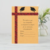 Invitacion Graduacion 1 Kaart (Staand voorkant)