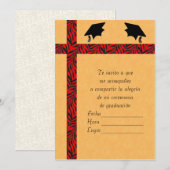 Invitacion Graduacion 1 Kaart (Voorkant / Achterkant)