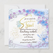 Invitación Invitation de cumpleaños dieciséis per Kaart (Voorkant)