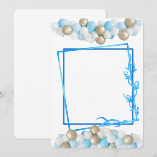 invitacion kaart (Voorkant / Achterkant)