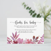 Invitación Lila and Gold Confetti Girl books for b Kaart (Staand voorkant)