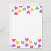 Invitación lluvia de amor  kaart (Achterkant)