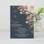 Invitación Magnética Wedding Invitation Cards with (Staand voorkant)