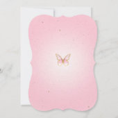 Invitación Mariposas, Arcoiris y Flores Kaart (Achterkant)