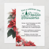 Invitación Mexican Posada Navideña Spaans Kaart (Voorkant / Achterkant)