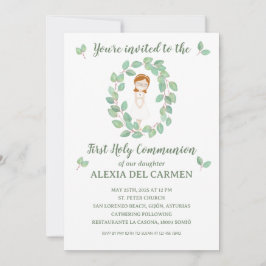 Invitación modelo Alexia Primera Comunión Kaart