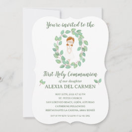 Invitación modelo Alexia Primera Comunión Kaart
