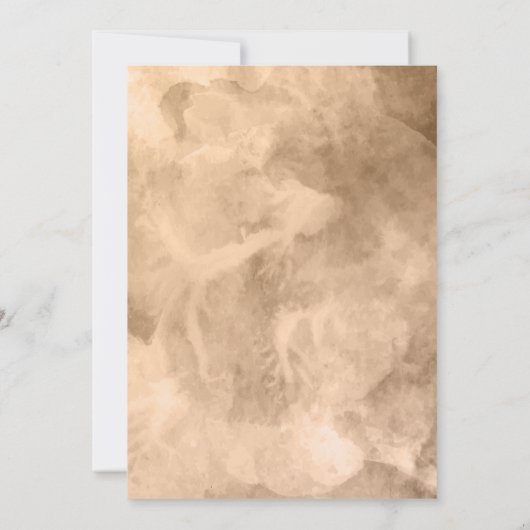 Invitación Modern Boho Floral Brunch Invitation Kaart (Achterkant)