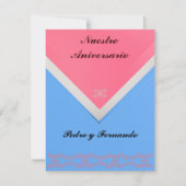 Invitación - Nuestro Aniversario Kaart (Voorkant)