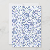 Invitación nupcial de Talavera Aankondiging (Achterkant)