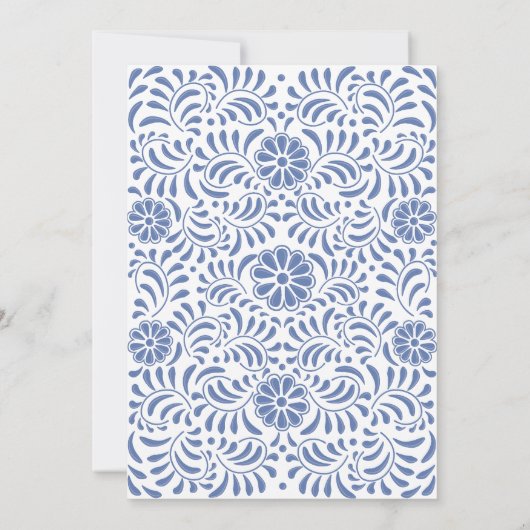 Invitación nupcial de Talavera Aankondiging (Achterkant)