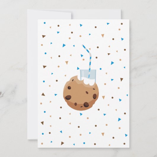 Invitación One Tough Cookie Eerste Verjaardag Kaart (Achterkant)